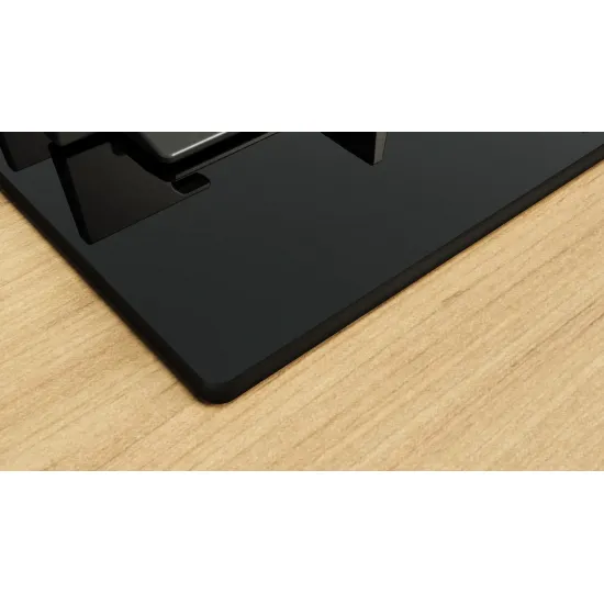 Serie 6 Gazlı Ocak 60 cm Sert cam, Siyah