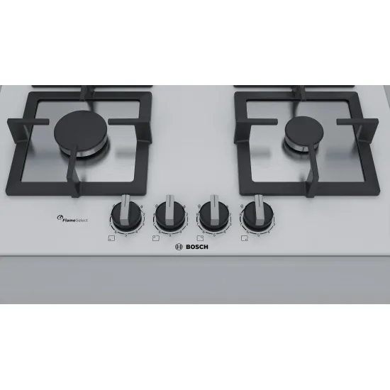 Serie 6 Gazlı Ocak 60 cm Sert cam, Beyaz