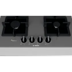 Serie 6 Gazlı Ocak 60 cm Sert cam, Antrasit gri