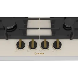 Serie 6 Gazlı Ocak 60 cm NeoKlasik, Sert cam, İnci beyazı