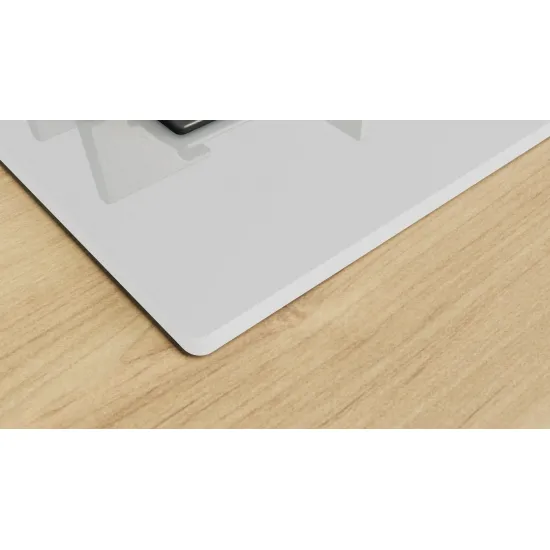 Serie 6 Gazlı Ocak 75 cm Sert cam, Beyaz