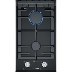 Serie 8 Gazlı Domino Ocak 30 cm Seramik, Siyah