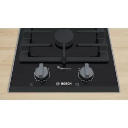 Serie 8 Gazlı Domino Ocak 30 cm Seramik, Siyah