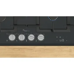 Serie 8 Gazlı Ocak 60 cm Sert cam, Siyah