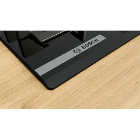 Serie 8 Gazlı Ocak 60 cm Sert cam, Siyah