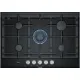Serie 8 Gazlı Ocak 75 cm Seramik, Siyah