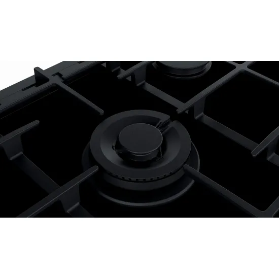 Serie 8 Gazlı Ocak 75 cm Seramik, Siyah