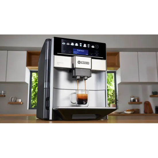 TIS65621RW Tam Otomatik Kahve Makinesi Vero Barista 600 Gümüş