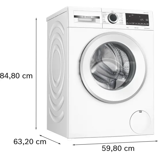 Serie 4 Çamaşır Makinesi 9 kg maks. 1200 dev./dak.