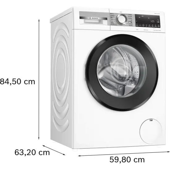 Serie 4 Çamaşır Makinesi 9 kg maks. 1400 dev./dak.